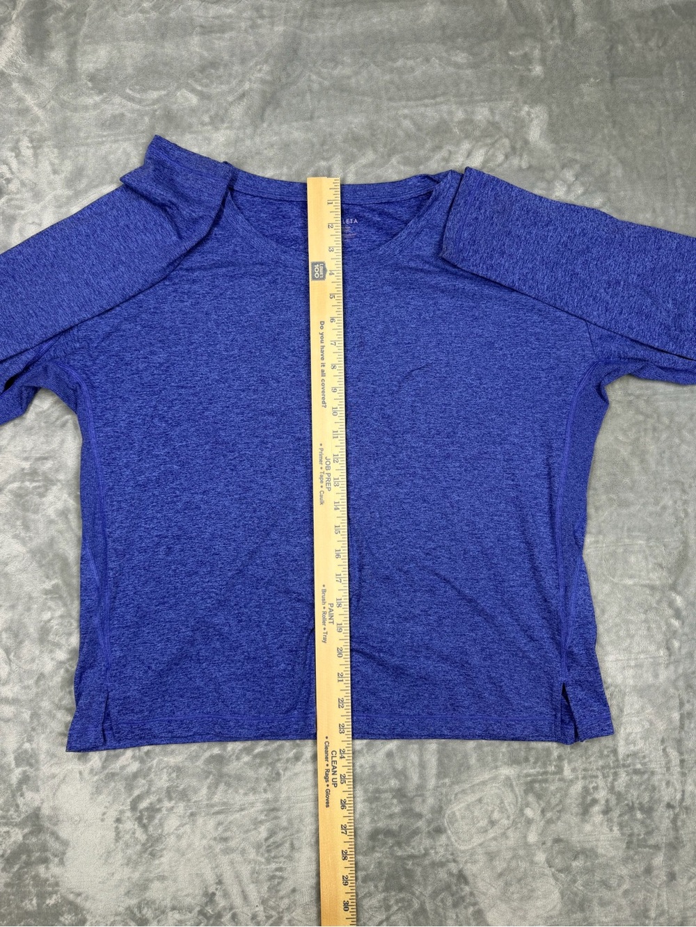 Athleta Uptempo Top Heathered Long Sleeve Crew - Picture 8 of 9